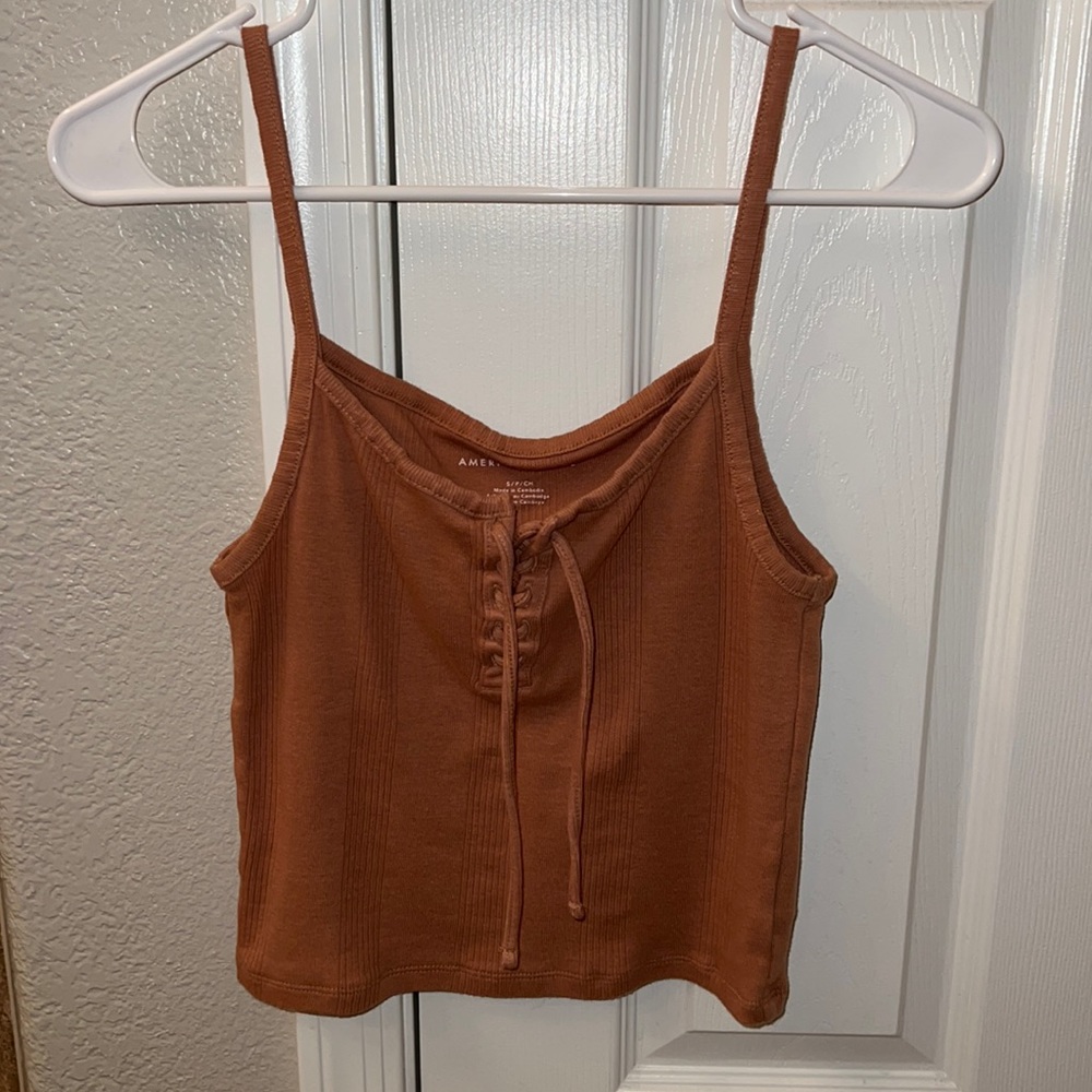American Eagle crop tank top size small